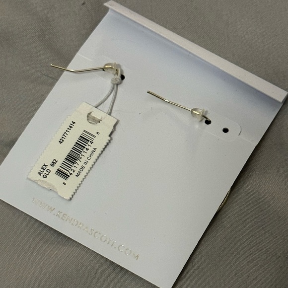 NEW with tags Kendra Scott Gold and Pink Earrings - Picture 6 of 7